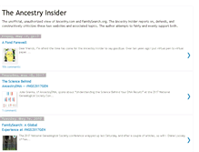 Tablet Screenshot of ancestryinsider.org